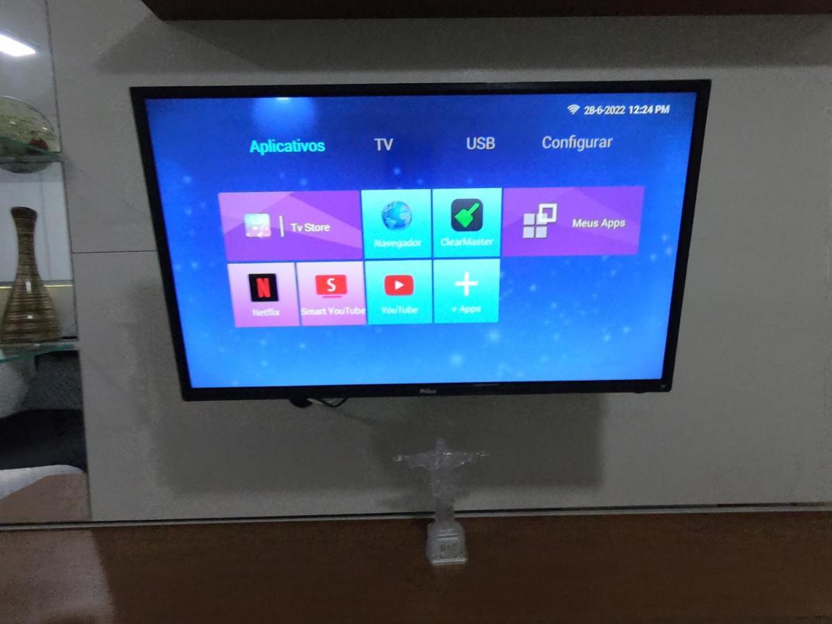 Sala Living Em Predio Familiar Na Av Da Praia Santos  Luaran gambar